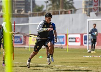 مران الأهلي محاضرة فنية من كولر ومشاركة نيدفيد وكريستو