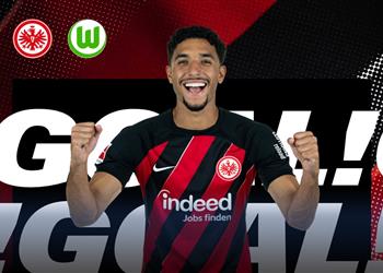 فيديو مرموش يسجل هدف تعادل قاتل لـ فرانكفورت أمام فولفسبورج