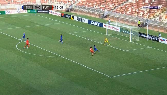 احمد عاطف كاد ان يسجل هدف صاروخي في مرمي سوبر سبورت بكاس الكونفيدرالية