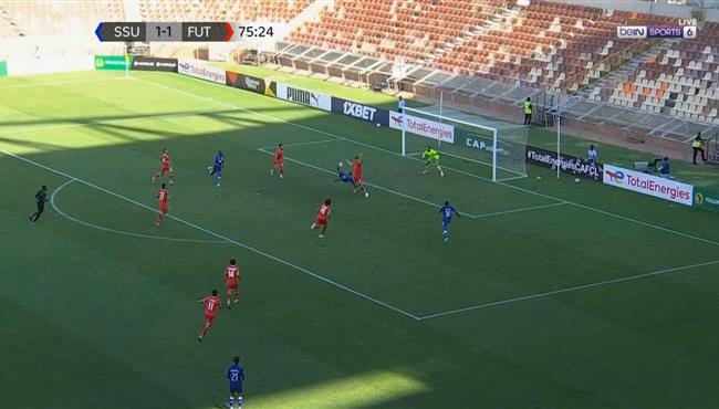 لاعب سوبر سبورت كاد ان يسجل هدف مقصية رائع في مرمي فيوتشر بكاس الكونفيدرالية