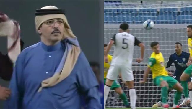 إيقاف مباراة الوكرة والسد ونزول رئيس النادي للملعب بسبب حمدي فتحي