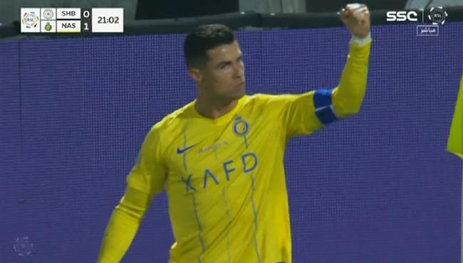 هدف كريستيانو رونالدو في مرمي الشباب بالدوري السعودي