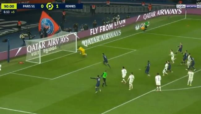 اهداف مباراة باريس سان جيرمان ورين 1 1 الدوري الفرنسي