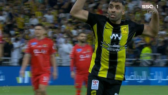 هدف عبد الرزاق حمد الله الاول في مرمي الوحدة بالدوري السعودي