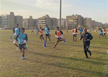 منتخب مصر للشباب يواصل تدريباته على فترتين وانضمام ثلاثي فيوتشر