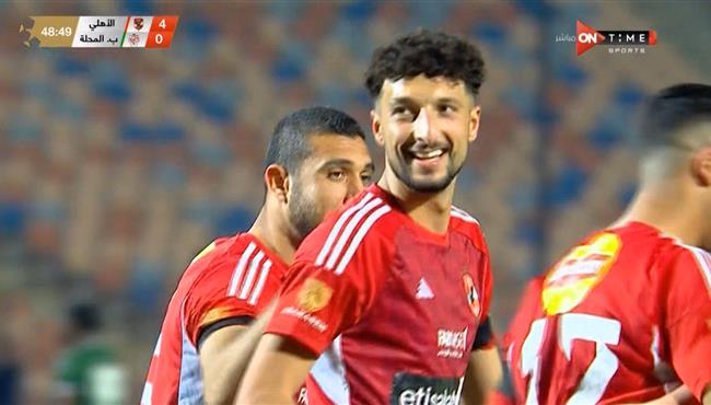 ثنائية وسام ابو علي امام بلدية المحلة في الدوري المصري
