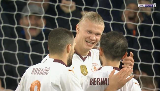 هدف هالاند الخامس في مرمي لوتون تاون بكاس الاتحاد الانجليزي