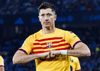 ليفاندوفسكي راض عن مستواي مع برشلونة وأمامنا فرصة للتأهل على حساب نابولي في دوري الأبطال