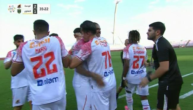 اهداف مباراة التعاون والوحدة 3 3 الدوري السعودي