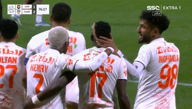 اهداف مباراة الفيحاء والرائد 2 1 الدوري السعودي