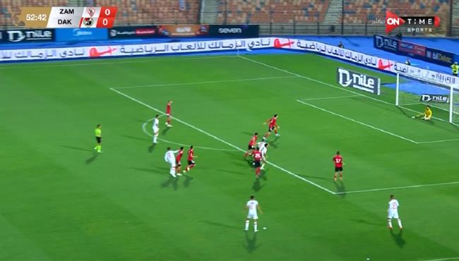 تصدي محمد مجدي يحرم عبد الله السعيد من تسجيل هدف بالدوري المصري