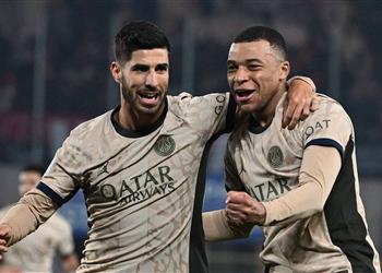 باريس سان جيرمان يعبر ستراسبورج بصعوبة في الدوري الفرنسي ومبابي يسجل