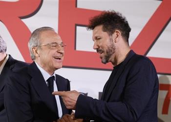 سيميوني يتغنى بالغريم ريال مدريد معجب بـ فلورنتينو بيريز وهم النادي الأفضل في العالم