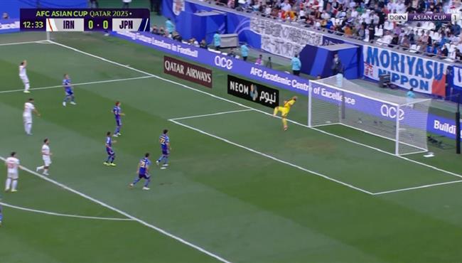 فرصة خطيرة من ايران علي مرمي اليابان بكأس اسيا