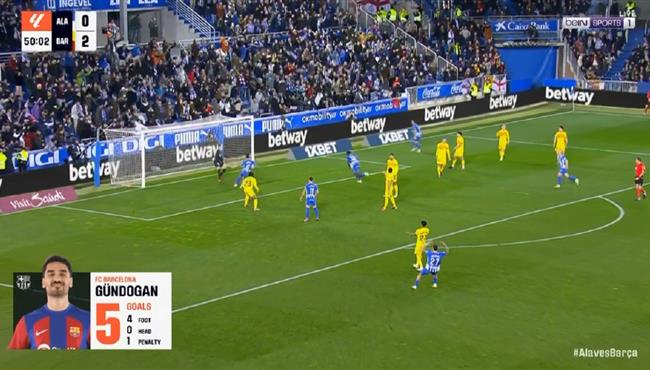 هدف ديبورتيفو الافيس الاول في مرمي برشلونة بالدوري الاسباني