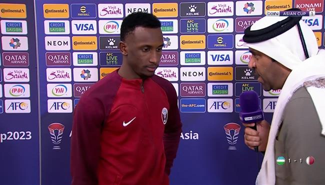 تصريحات مشعل برشم بعد فوز قطر علي اوزبكستان في كاس اسيا