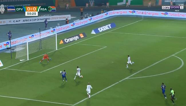 لاعب الرأس الاخضر يهدر فرصة هدف امام جنوب افريقيا