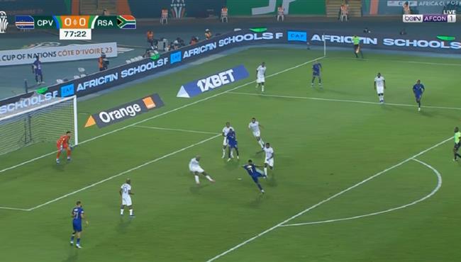 لاعب الرأس الاخضر يهدر هدف محقق امام جنوب افريقيا