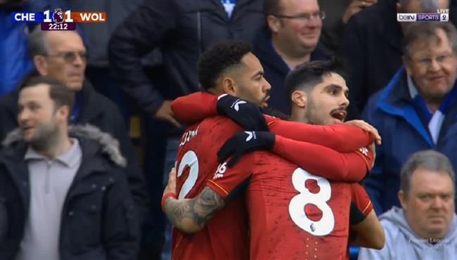 هدف تعادل ولفرهامبتون مع تشيلسي بالدوري الانجليزي