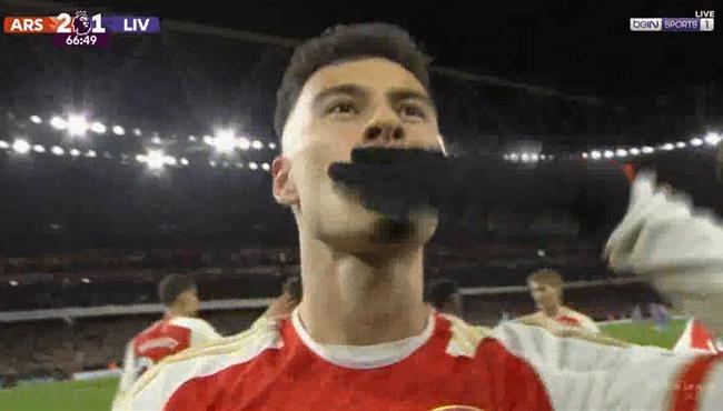 هدف مارتينيلي في مرمي ليفربول بعد خطأ كارثي من اليسون بيكر ورد فعل ارتيتا