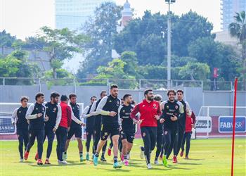 مران الأهلي أول ظهور للثنائي الجديد وبيبو يطمئن على الشناوي