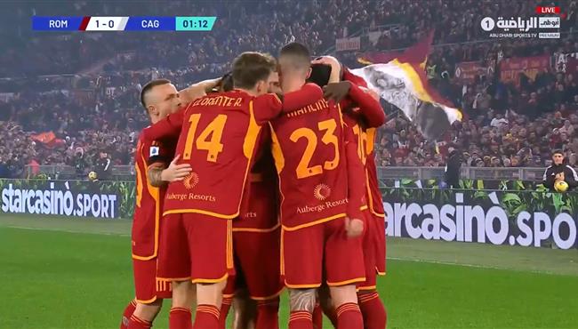 اهداف مباراة روما وكالياري 4 0 الدوري الايطالي