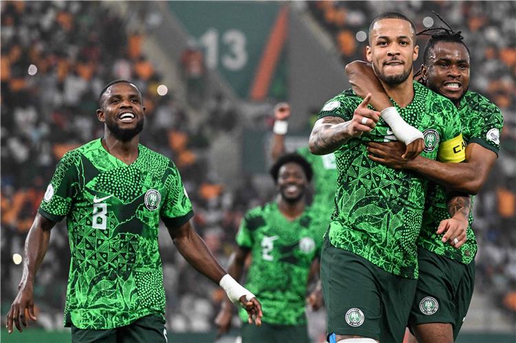 فرحة منتخب نيجيريا