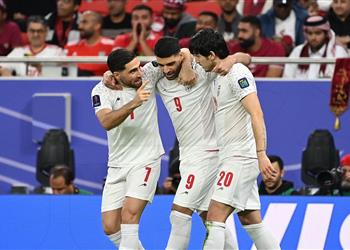 فيديو علي رضا ي سجل هدف تعادل إيران الثاني أمام قطر