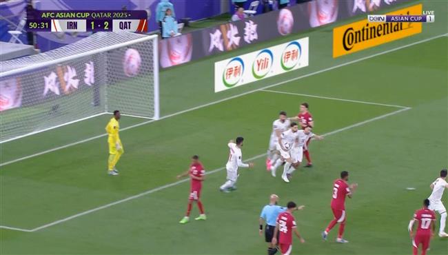هدف ايران الثاني في مرمي قطر 2 2 نصف نهائي كأس اسيا