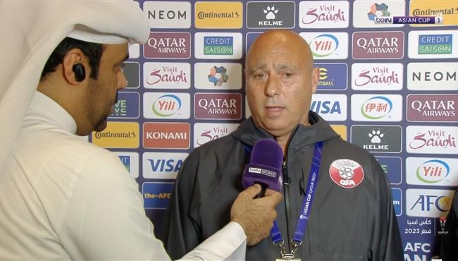 اول تعليق من مدرب قطر بعد الفوز علي ايران والتأهل لنهائي كأس اسيا