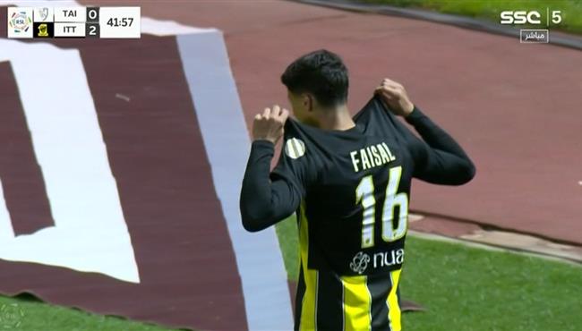 هدف فيصل الغامدي في مرمي الطائي بالدوري السعودي