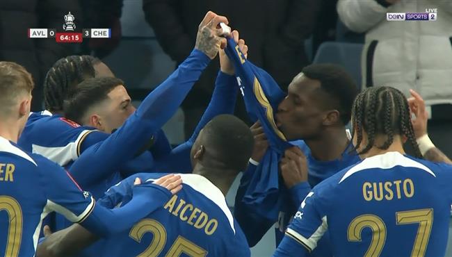 اهداف مباراة تشيلسي واستون فيلا 3 1 كاس الاتحاد الانجليزي