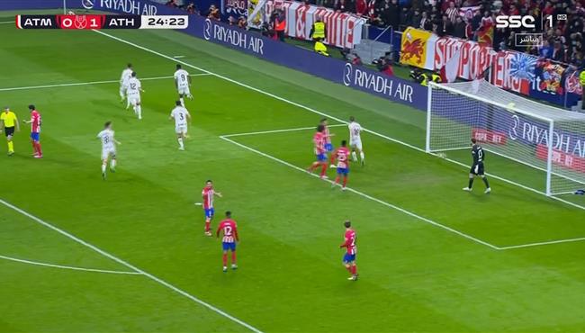 هدف فوز اتلتيك بلباو علي اتلتيكو مدريد 1 0 نصف نهائي كأس ملك اسبانيا