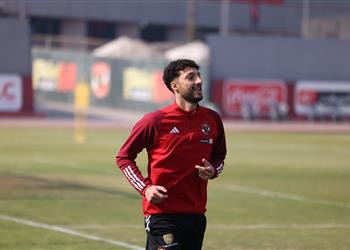 مران الأهلي وسام أبو علي يواصل التأهيل وانتظام ديانج