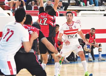 الزمالك يفوز على سبورتينج في دوري كرة اليد