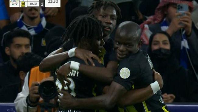 هدف الاتحاد الاول في مرمي الهلال بالدوري السعودي كانتي