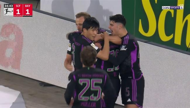 اهداف مباراة بايرن ميونخ وفرايبورج 2 2 الدوري الالماني