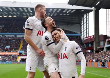 فيديو توتنهام يقسو على أستون فيلا برباعية ويقترب من المربع الذهبي بالدوري الإنجليزي