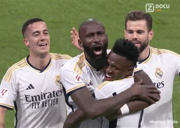 فيديو فينيسيوس جونيور يسجل هدف ريال مدريد الأول أمام سيلتا فيجو