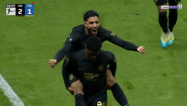 اهداف مباراة اينتراخت فرانكفورت وهوفنهايم 3 1 الدوري الالماني