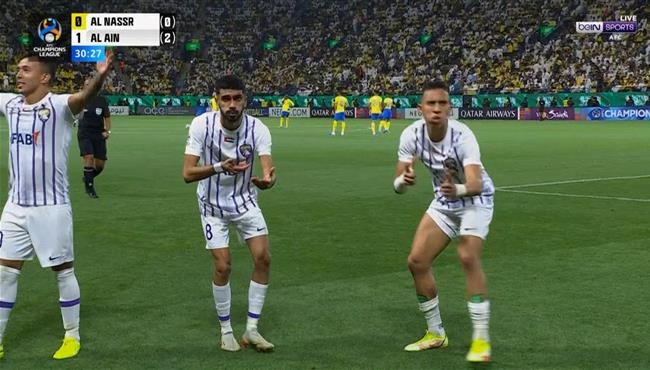 هدف العين الاول في مرمي النصر بدوري ابطال اسيا سفيان رحيمي