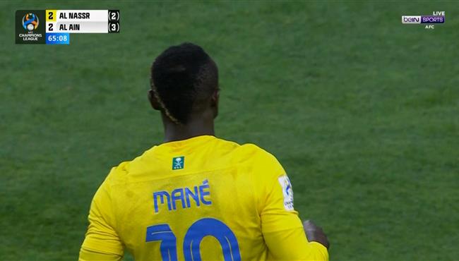 ساديو ماني كاد ان يسجل هدف رائع علي الطاير امام العين في دوري ابطال اسيا