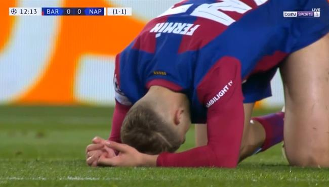 فيرمين يهدر انفراد امام نابولي بدوري ابطال اوروبا