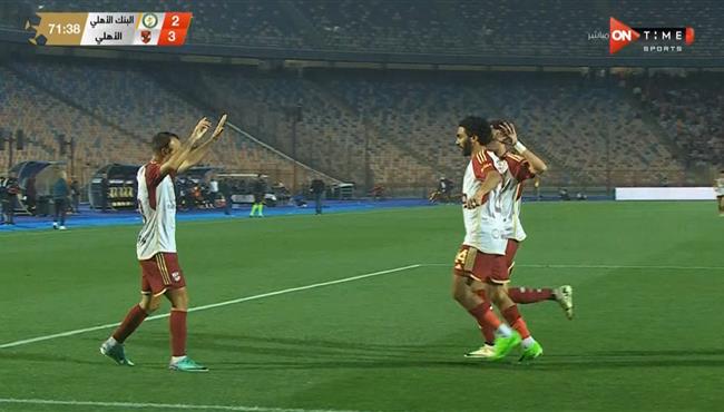 هدف حسين الشحات في مرمي البنك الاهلي بالدوري المصري