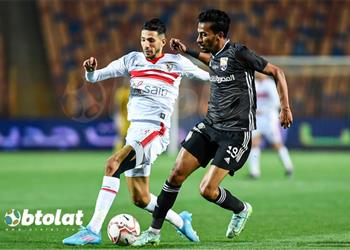 أحمد الشناوي الزمالك يستحق ركلة جزاء أمام الجونة