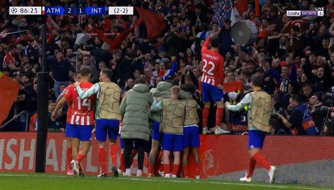 اهداف وركلات ترجيح مباراة اتلتيكو مدريد وانتر ميلان في دوري ابطال اوروبا