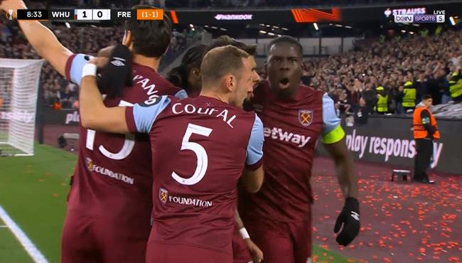 اهداف مباراة وست هام وفرايبورج 5 0 الدوري الاوروبي