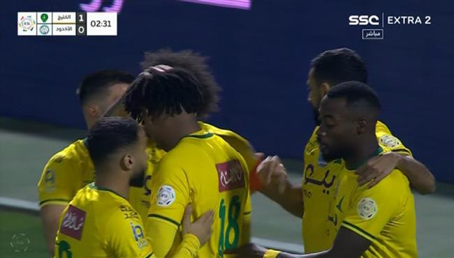 اهداف مباراة الخليج والاخدود 2 2 الدوري السعودي
