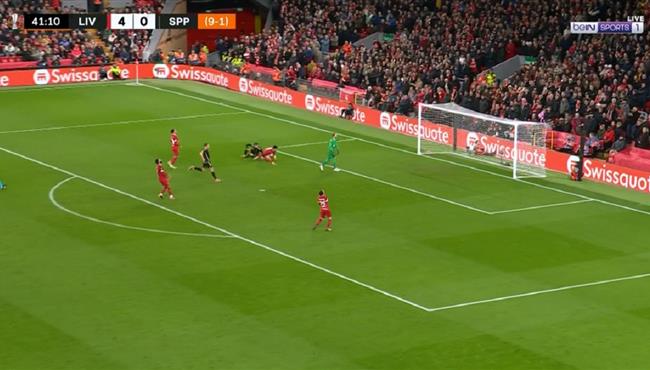 هدف سبارتا براج الاول في مرمي ليفربول بالدوري الاوروبي