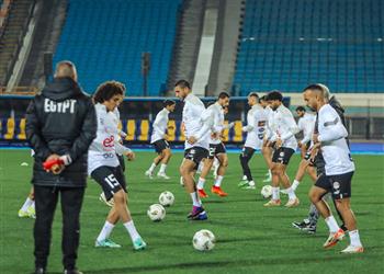 منتخب مصر يواصل تدريباته استعدادا للبطولة الودية بحضور أعضاء اتحاد الكرة